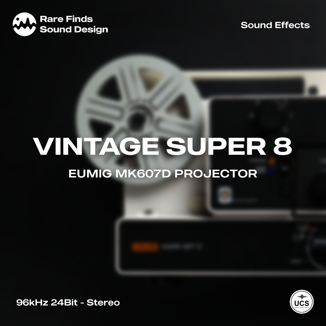 Vintage Super 8 Projector Sound Effects Library - Eumig MARK 607 D