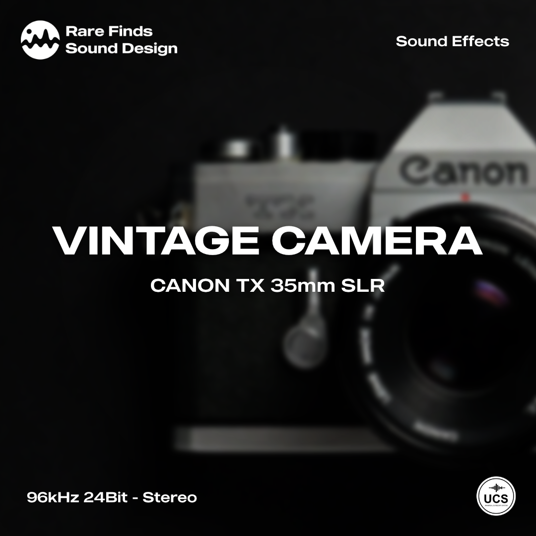 Vintage 35mm SLR Camera Sound Effects Library - Canon – Rare Finds ...